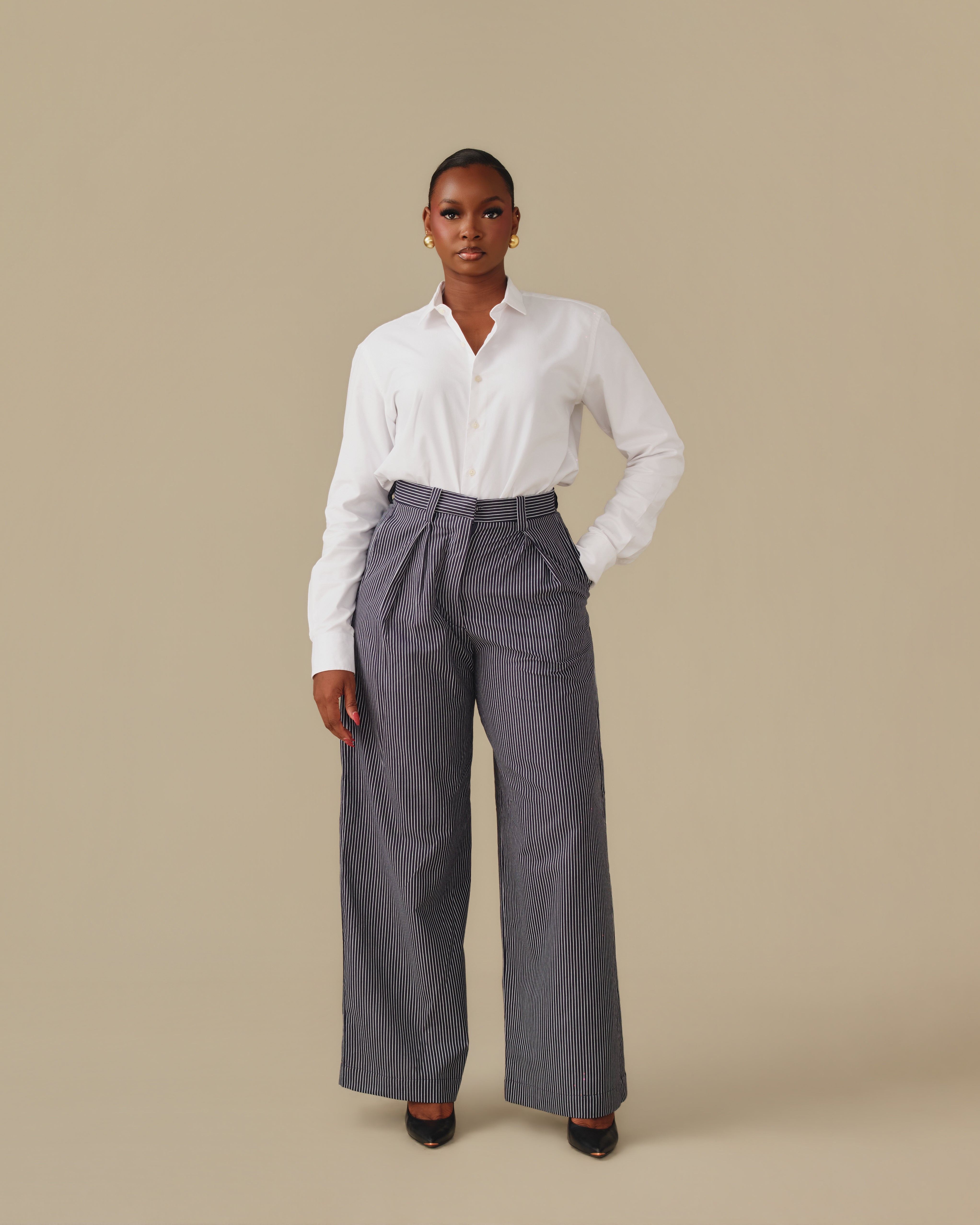 Fifi Pinstripe Trouser
