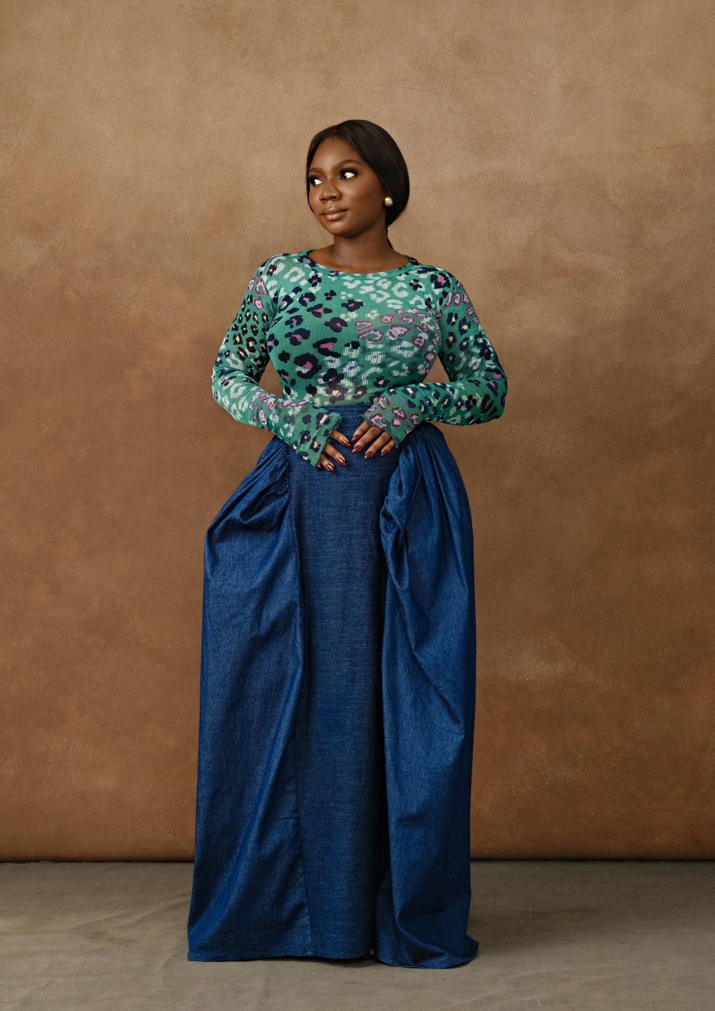 Teniola Denim Skirt